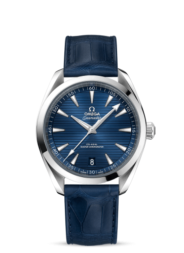 Omega Seamaster Aqua Terra 150M Master Chronometer 41 Stainless Steel / Blue / Alligator
